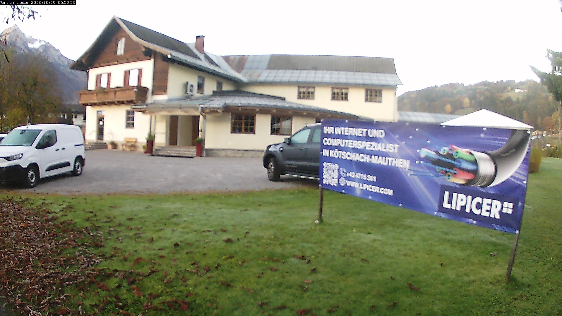 Archiv Foto Webcam Pension Lipicer in Kötschach Mauthen, Kärnten