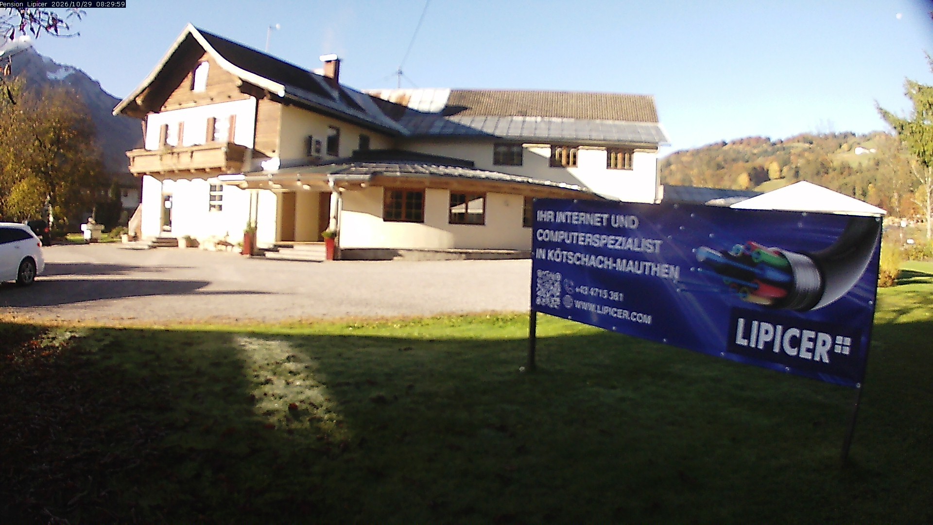 Archiv Foto Webcam Pension Lipicer in Kötschach Mauthen, Kärnten