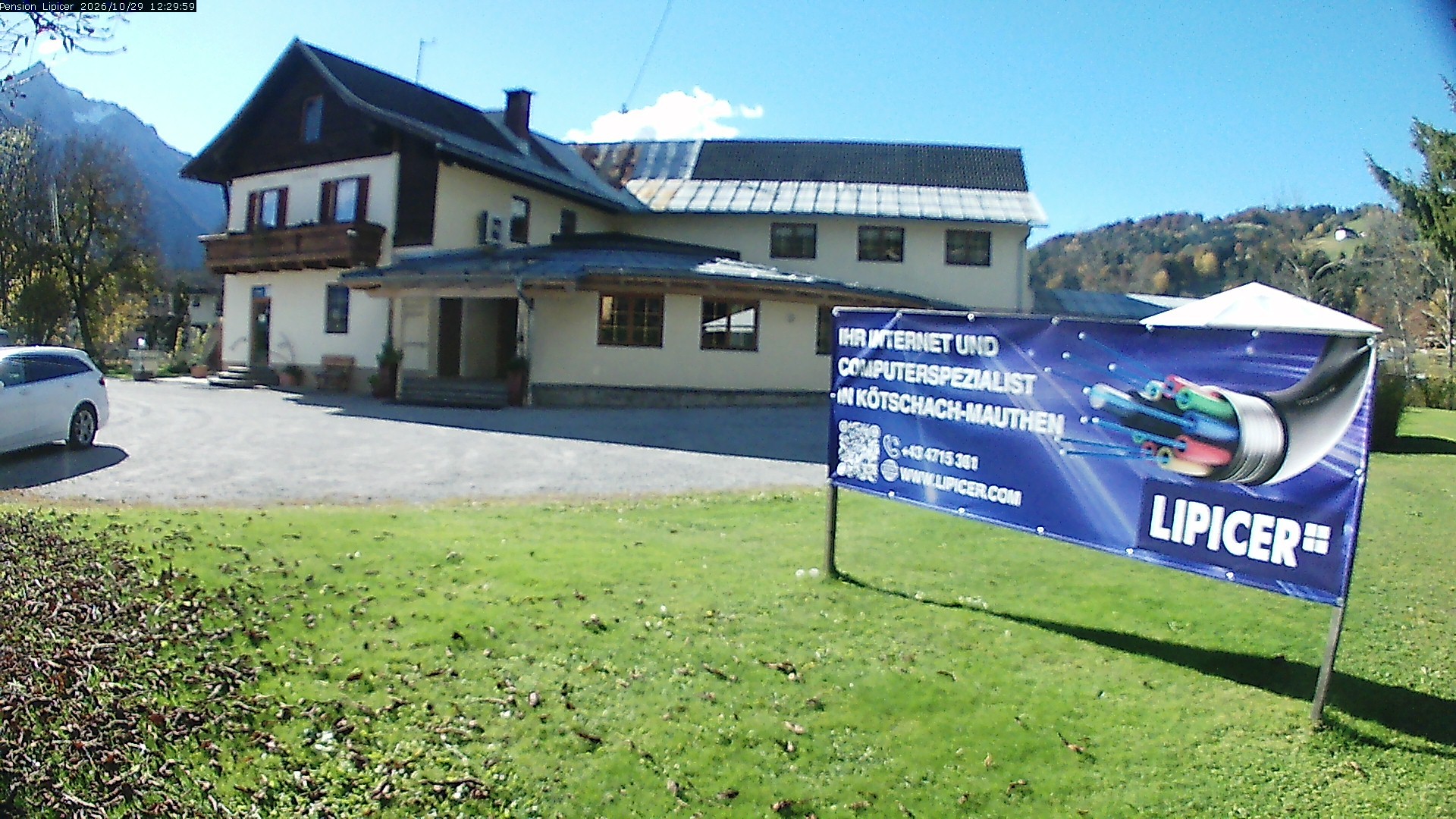 Archiv Foto Webcam Pension Lipicer in Kötschach Mauthen, Kärnten