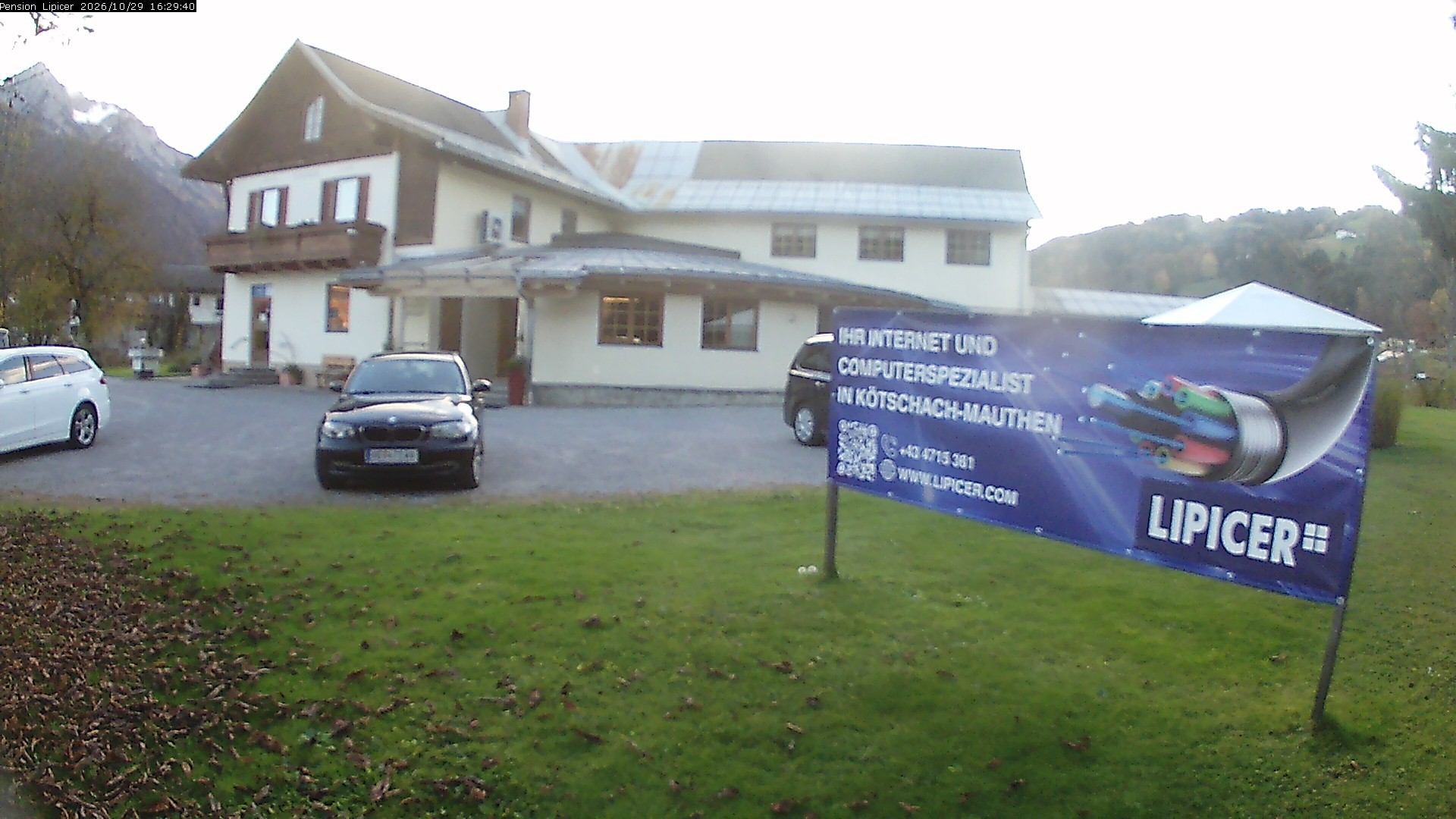 Archiv Foto Webcam Pension Lipicer in Kötschach Mauthen, Kärnten