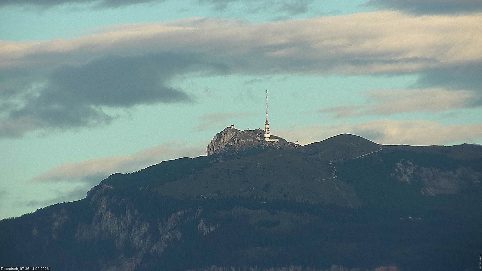 Archived image Webcam Ruined Castle Finkenstein, Carinthia