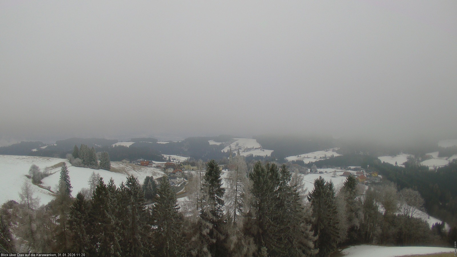 Archived image Webcam viallage Diex