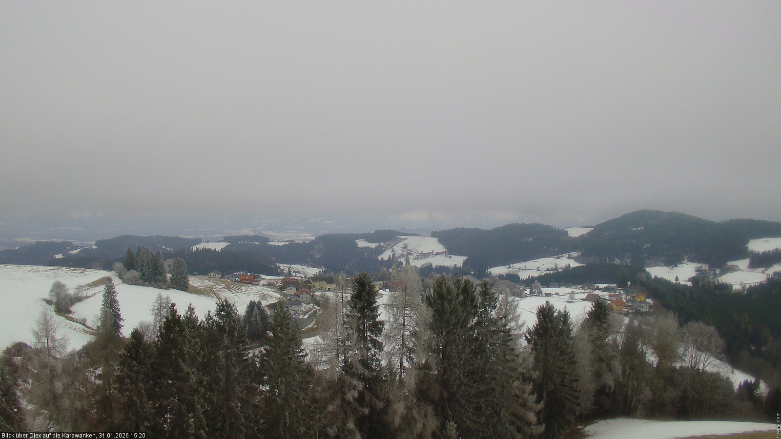 Archived image Webcam viallage Diex