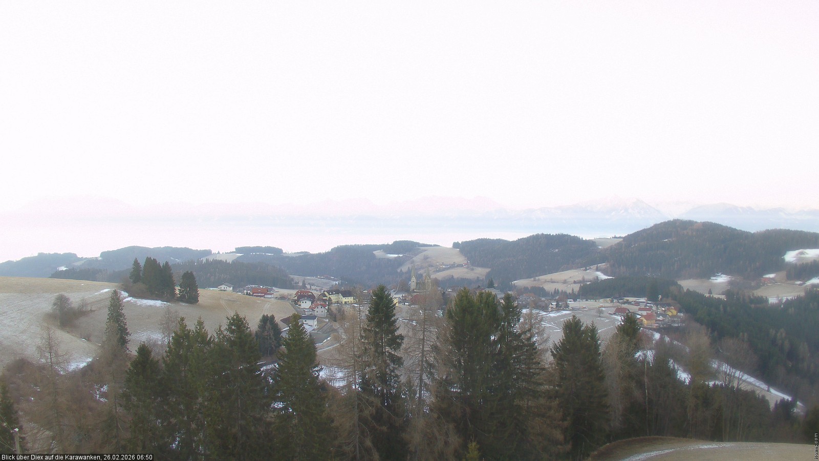 Archived image Webcam viallage Diex