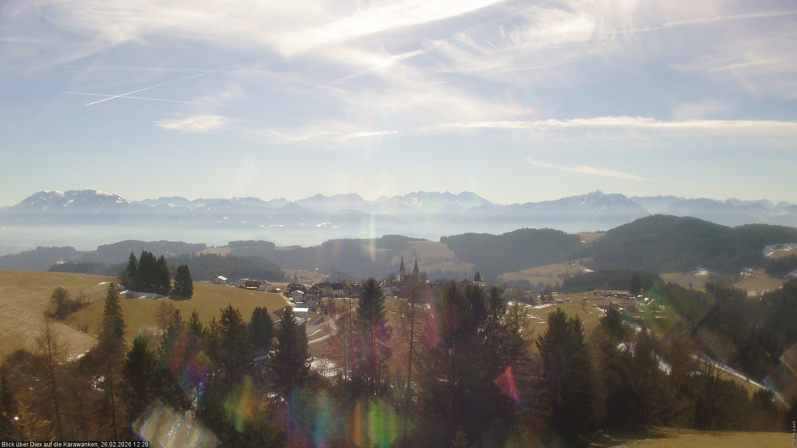 Archived image Webcam viallage Diex