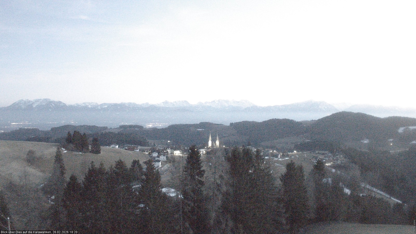 Archived image Webcam viallage Diex