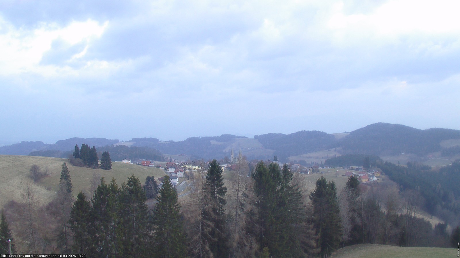 Archived image Webcam viallage Diex