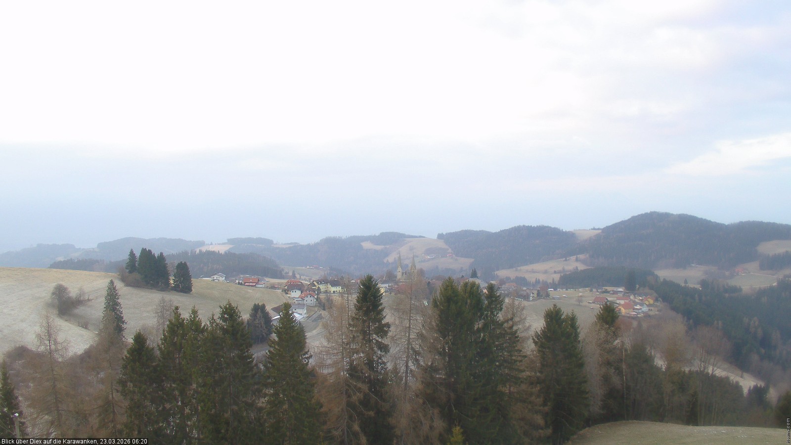 Archived image Webcam viallage Diex