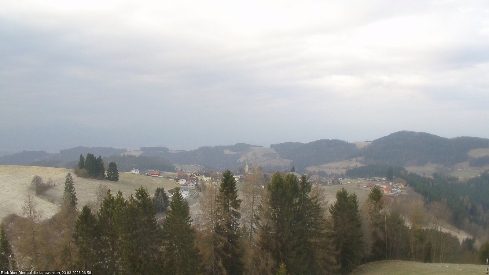 Archived image Webcam viallage Diex