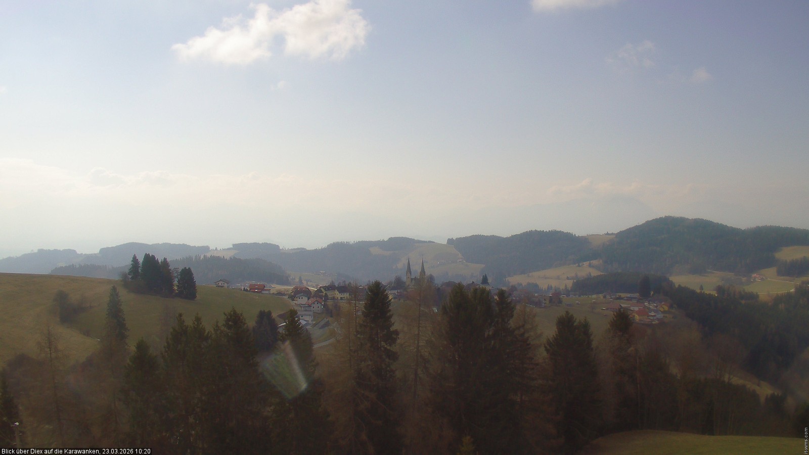 Archived image Webcam viallage Diex