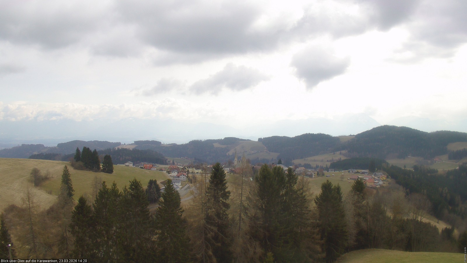 Archived image Webcam viallage Diex