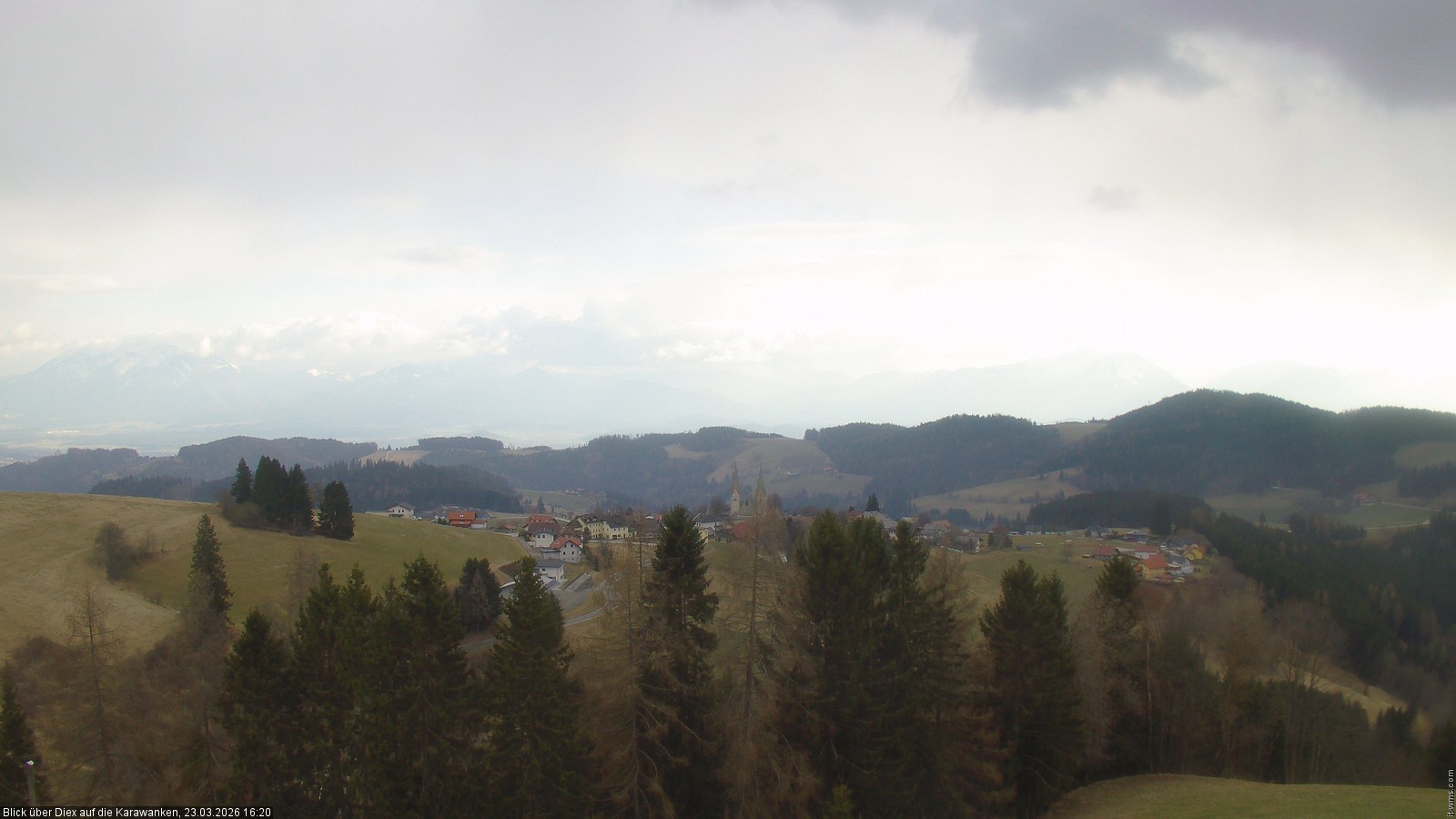 Archived image Webcam viallage Diex