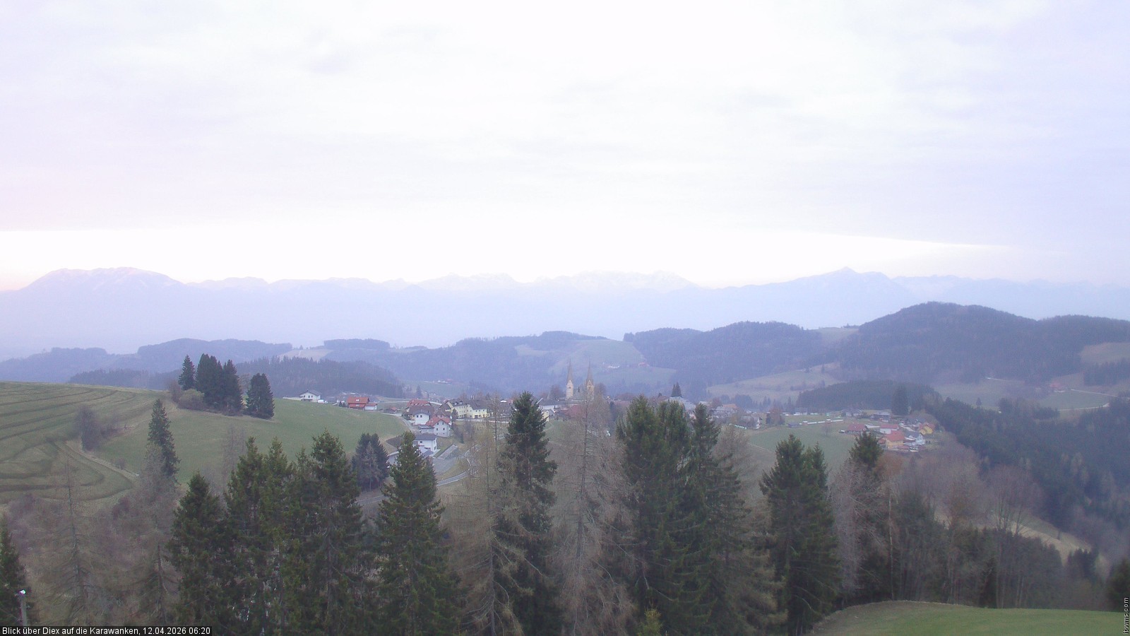 Archived image Webcam viallage Diex