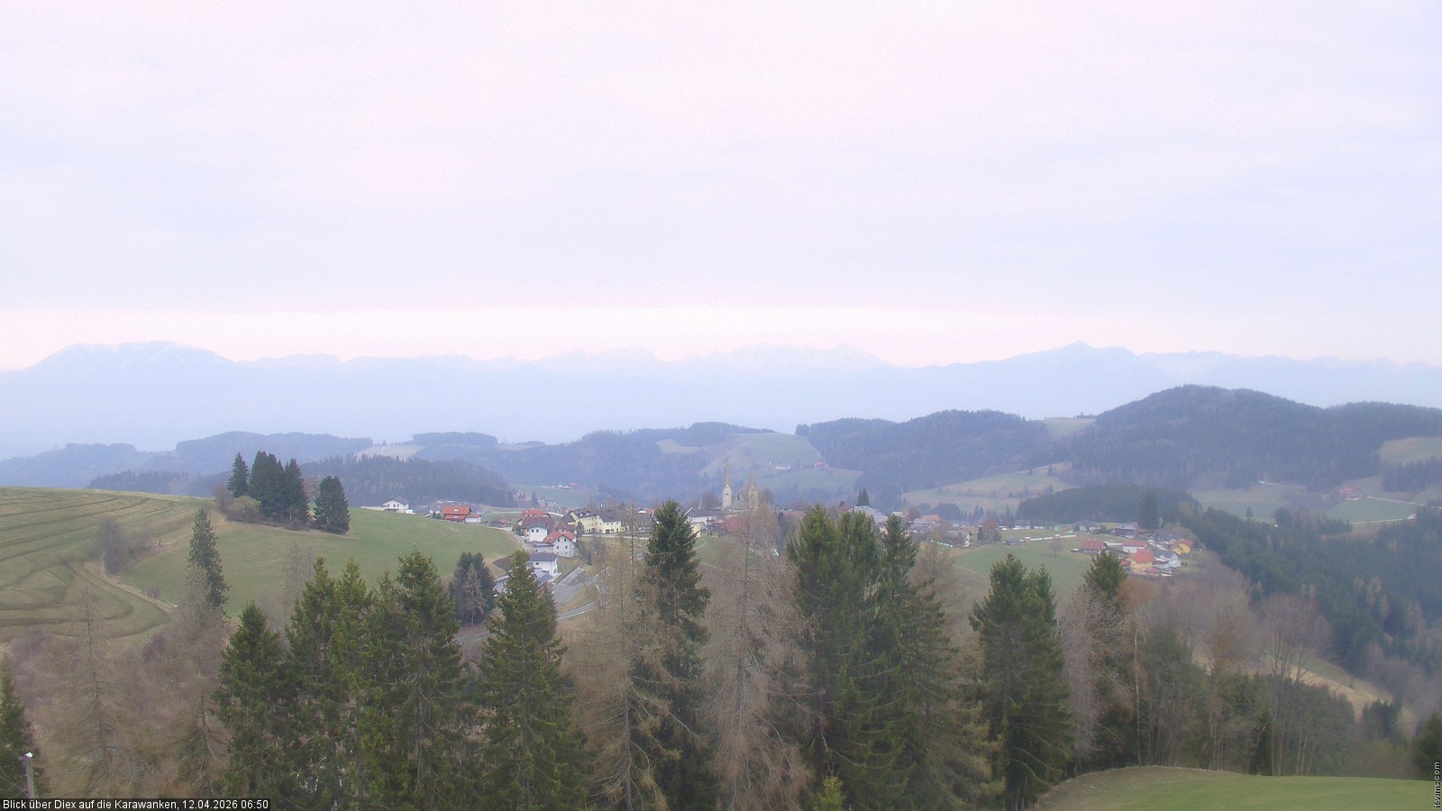 Archived image Webcam viallage Diex