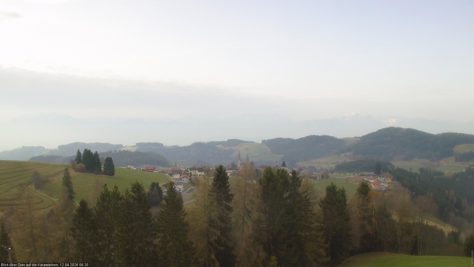 Archived image Webcam viallage Diex