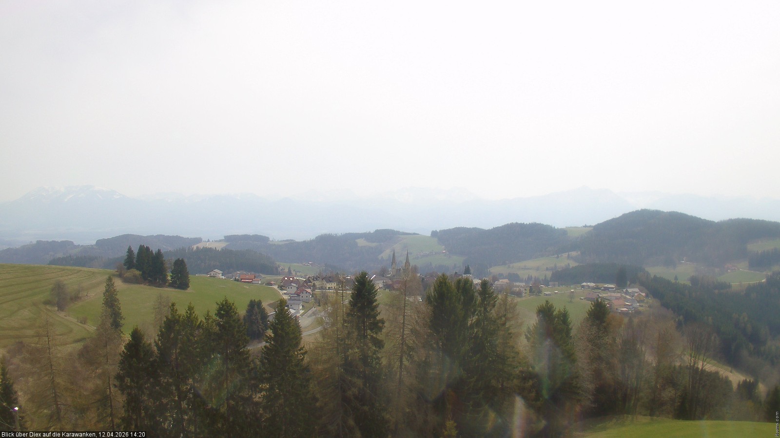 Archived image Webcam viallage Diex