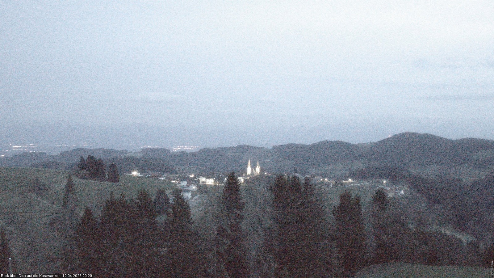 Archived image Webcam viallage Diex