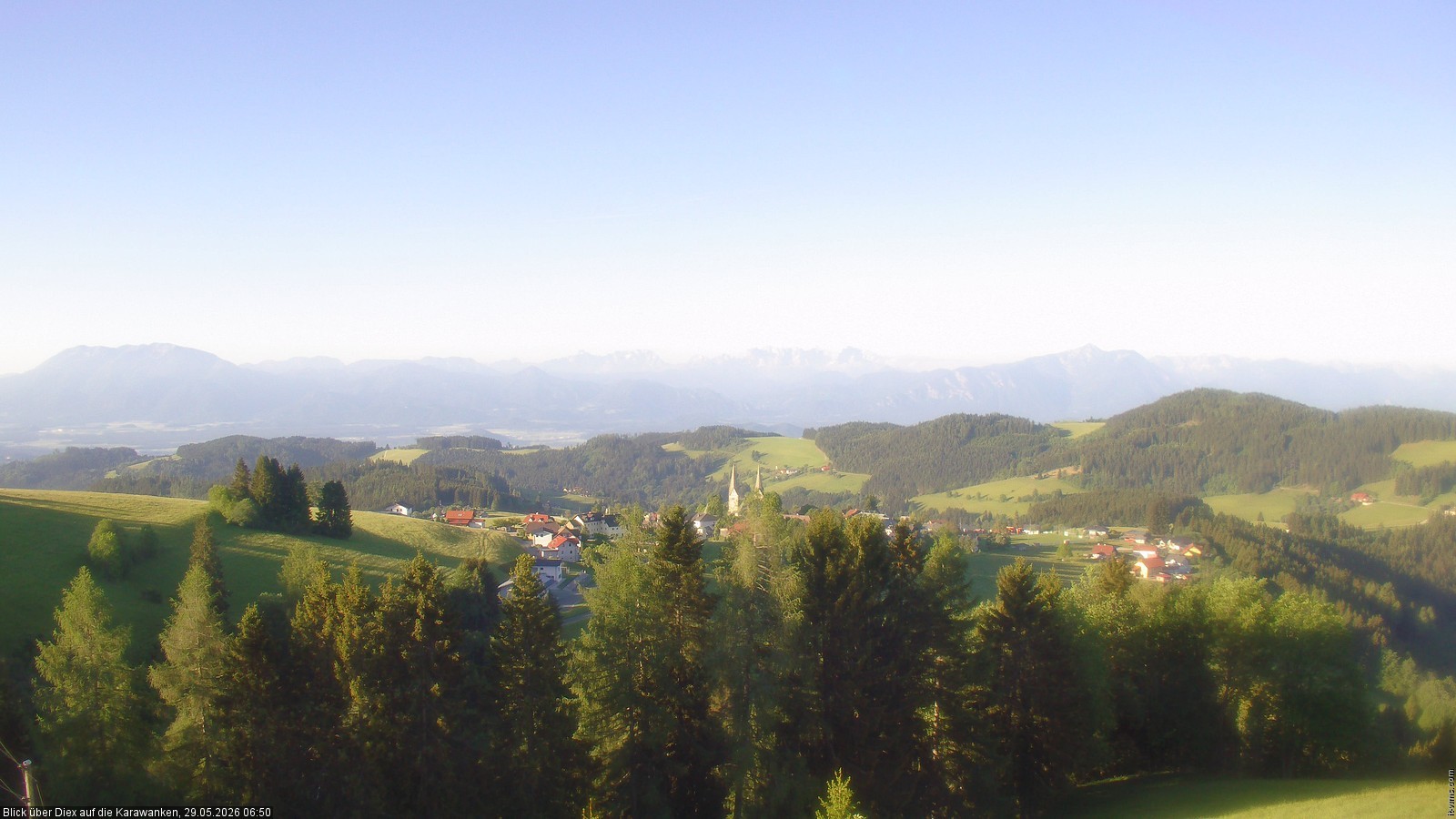 Archived image Webcam viallage Diex