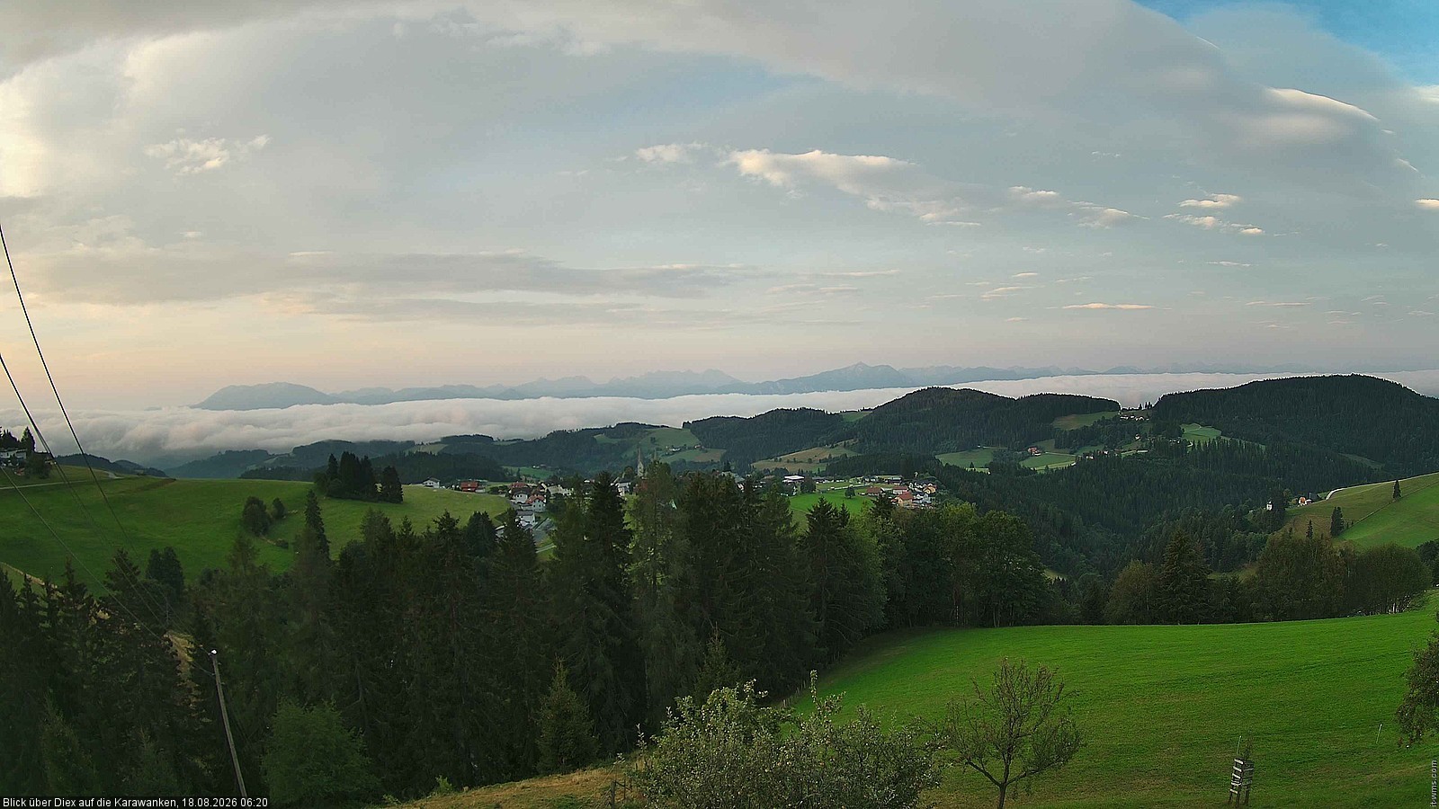 Archiv Foto Webcam Gemeinde Diex