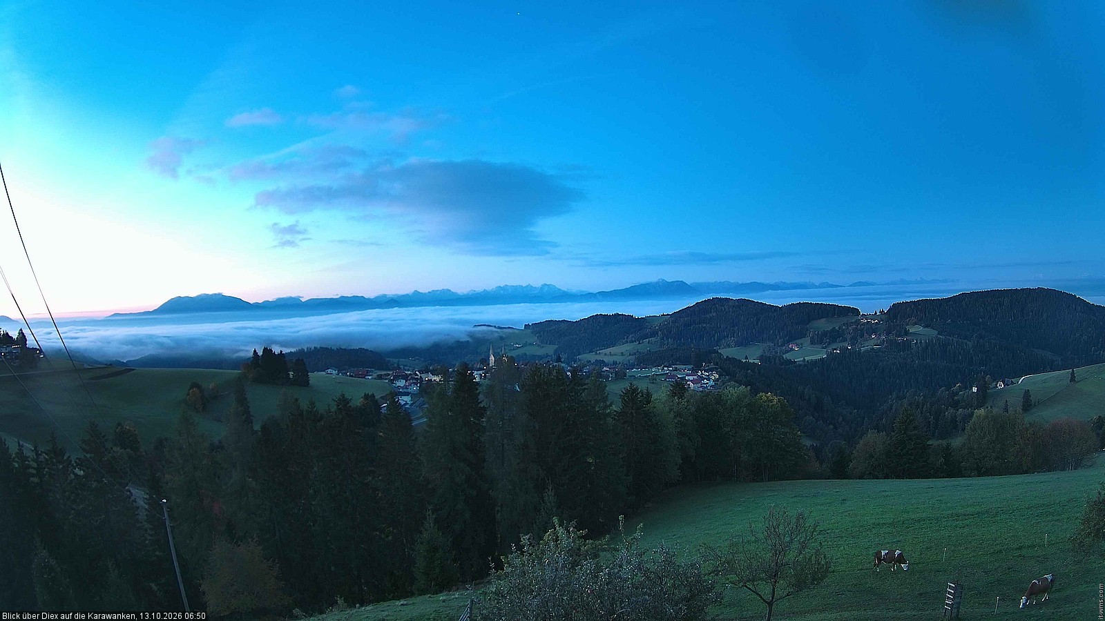 Archiv Foto Webcam Gemeinde Diex