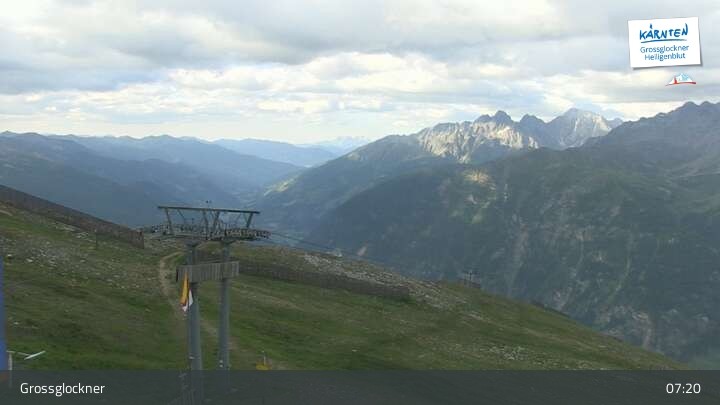 Archiv Foto Webcam Heiligenblut: Schareck (2606 m)