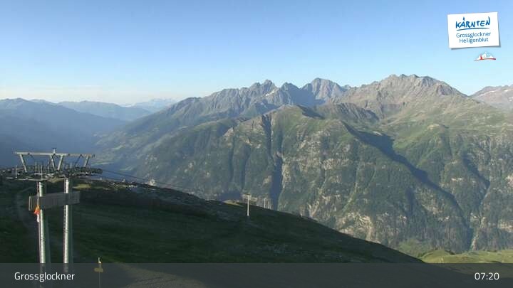 Archiv Foto Webcam Heiligenblut: Schareck (2606 m)