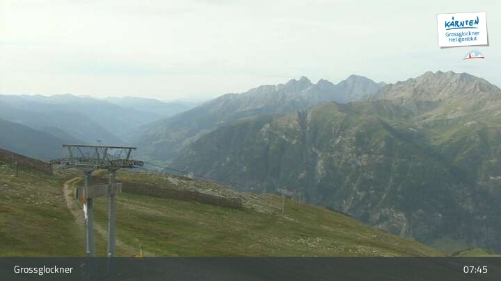Archiv Foto Webcam Heiligenblut: Schareck (2606 m)