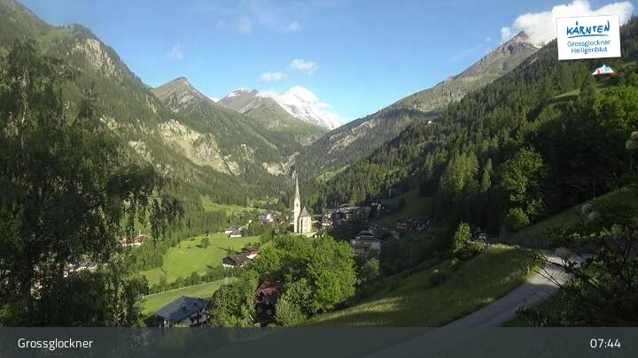 Archiv Foto Webcam Heiligenblut am Großglockner in Kärnten