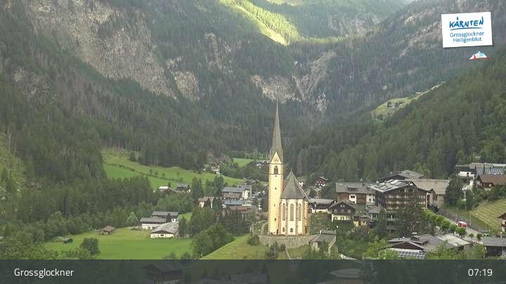 Archiv Foto Webcam Heiligenblut am Großglockner in Kärnten