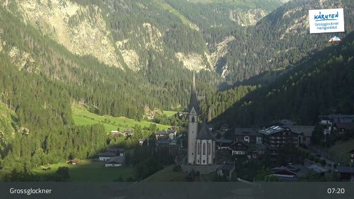Archived image Webcam Carinthia: Heiligenblut am Großglockner