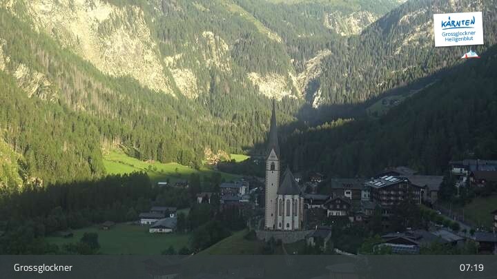 Archiv Foto Webcam Heiligenblut am Großglockner in Kärnten