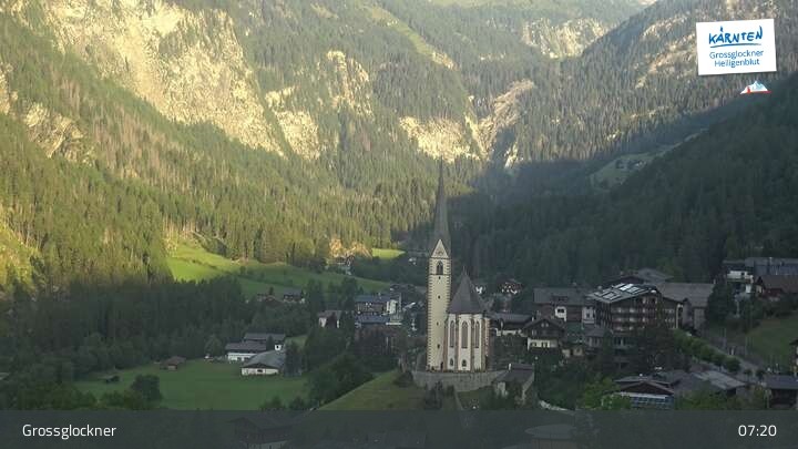 Archiv Foto Webcam Heiligenblut am Großglockner in Kärnten