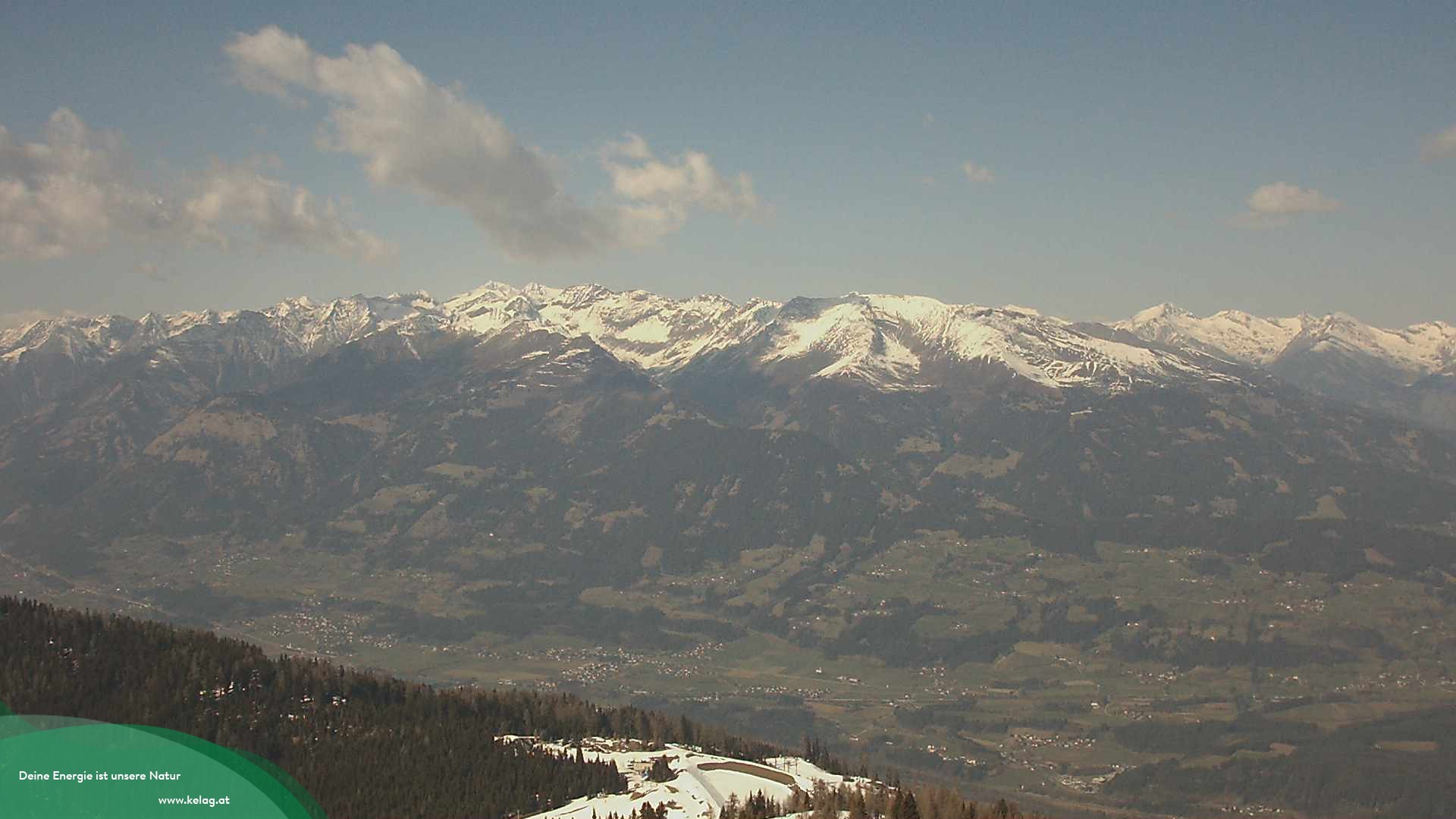 Archiv Foto Webcam Blick über das Mölltal