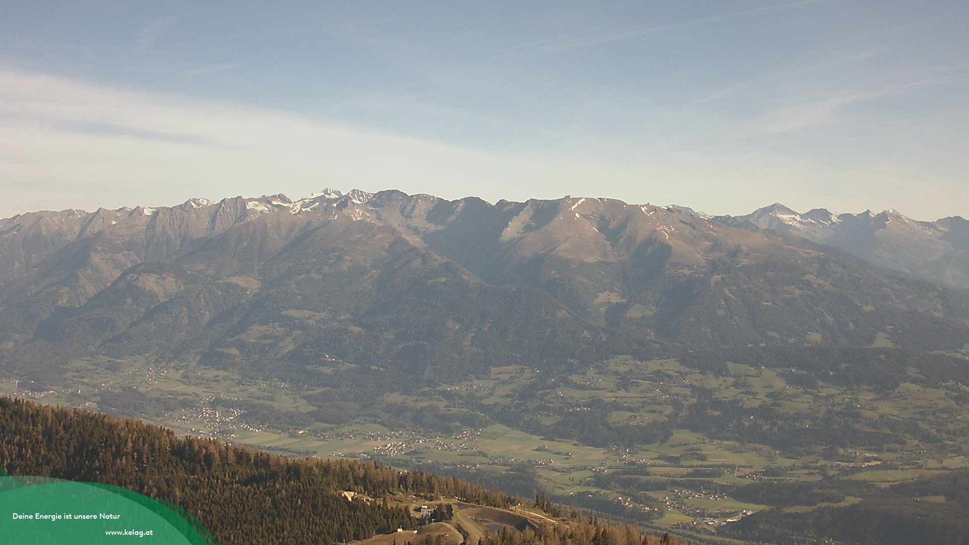 Archiv Foto Webcam Blick über das Mölltal