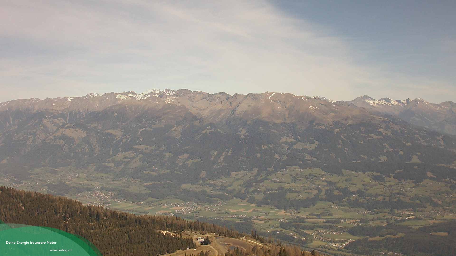 Archiv Foto Webcam Blick über das Mölltal