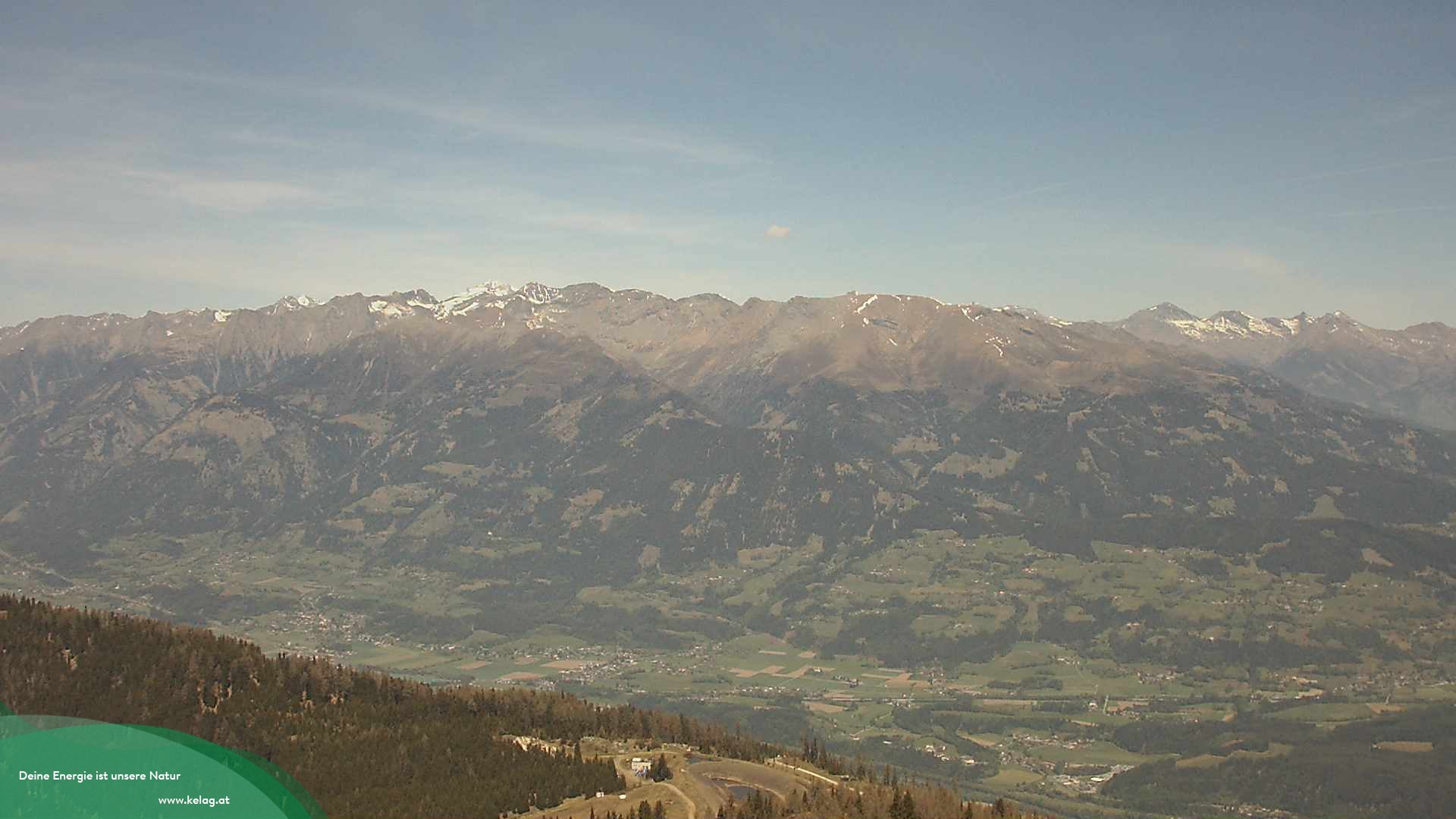 Archiv Foto Webcam Blick über das Mölltal