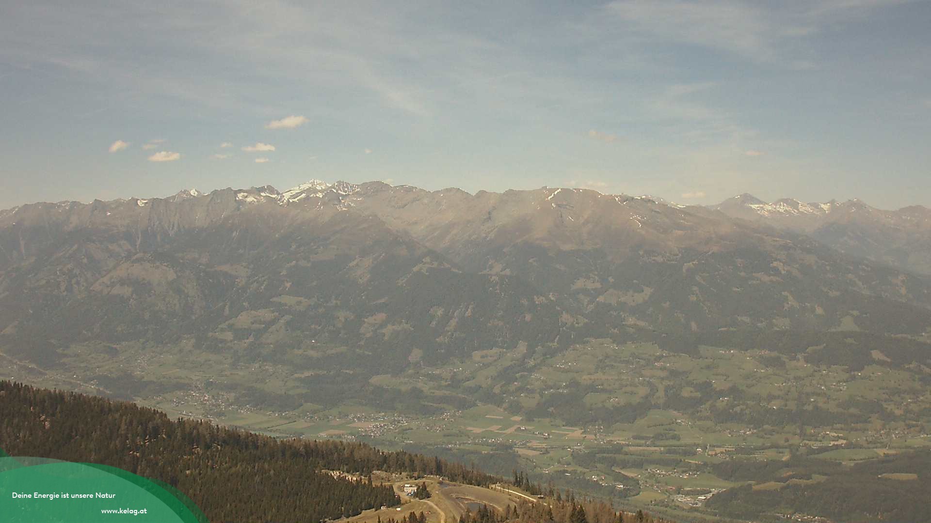Archiv Foto Webcam Blick über das Mölltal