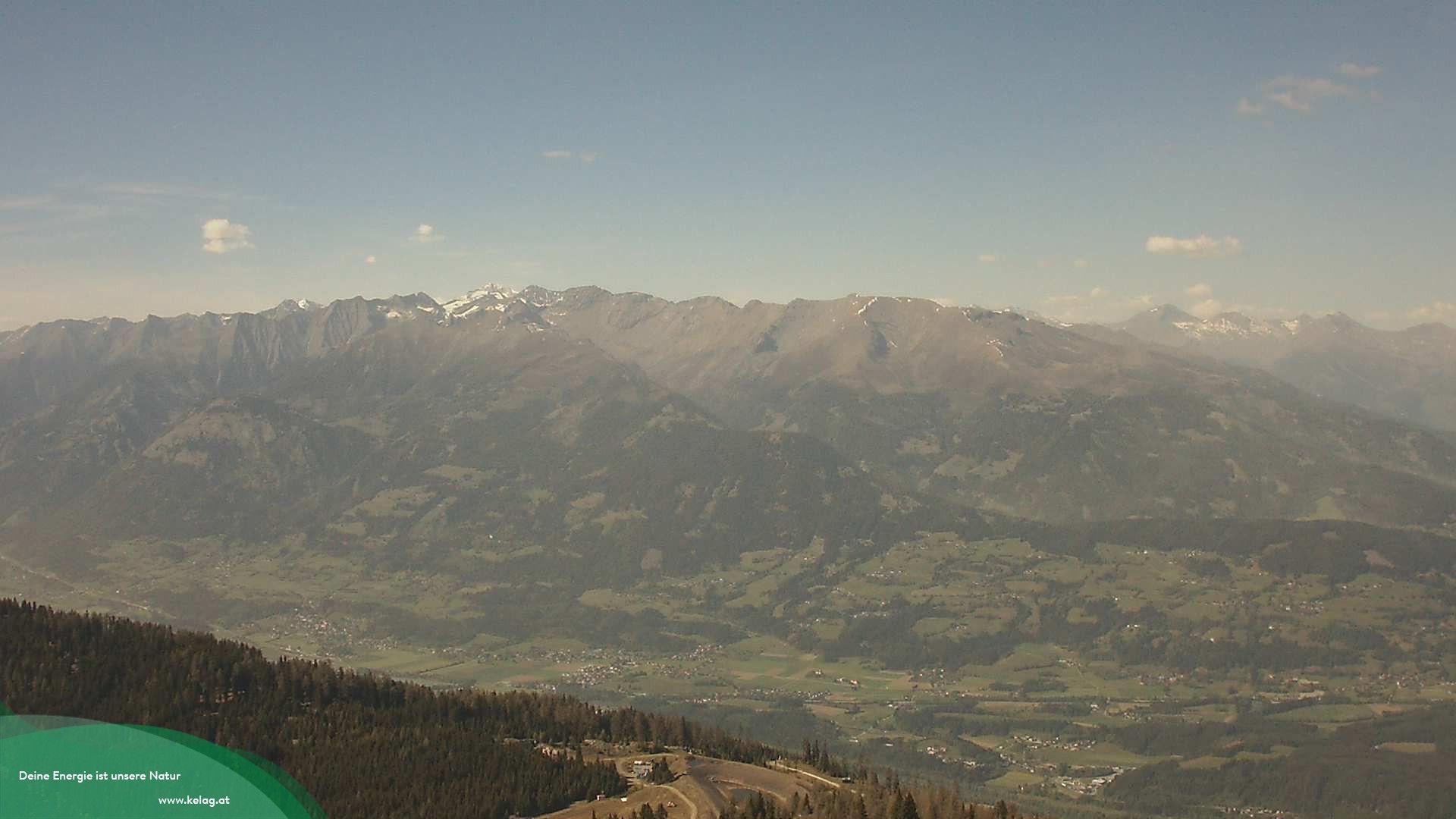 Archiv Foto Webcam Blick über das Mölltal