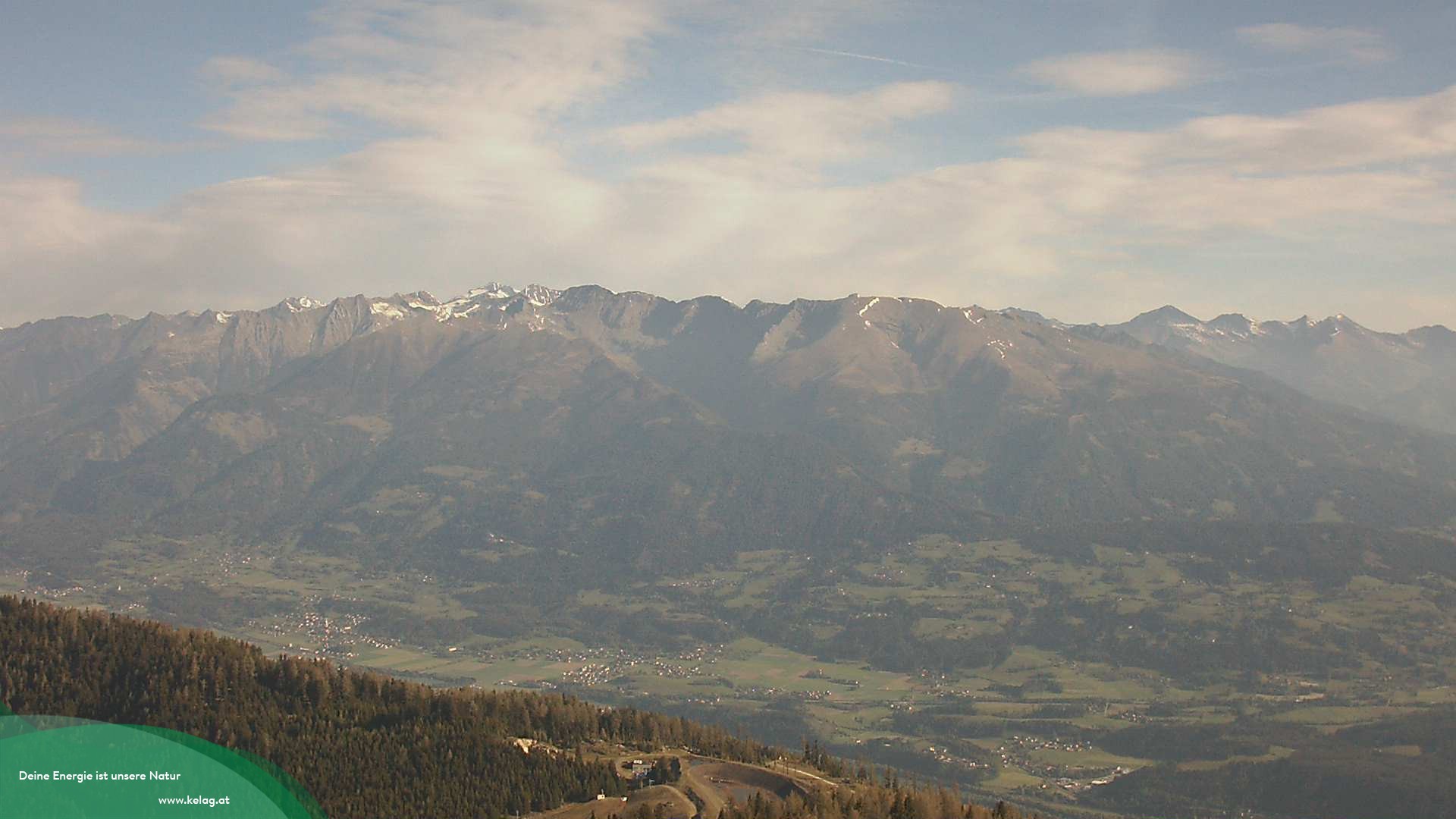 Archiv Foto Webcam Blick über das Mölltal