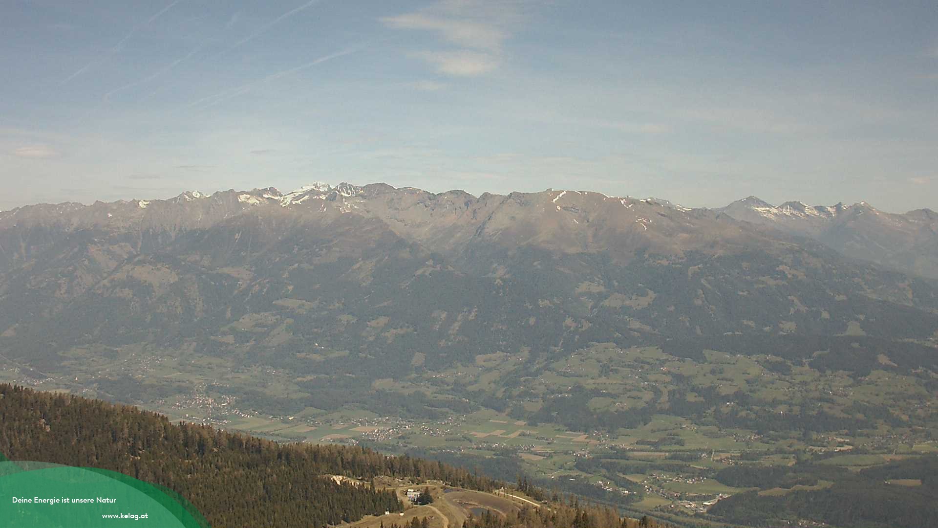 Archiv Foto Webcam Blick über das Mölltal
