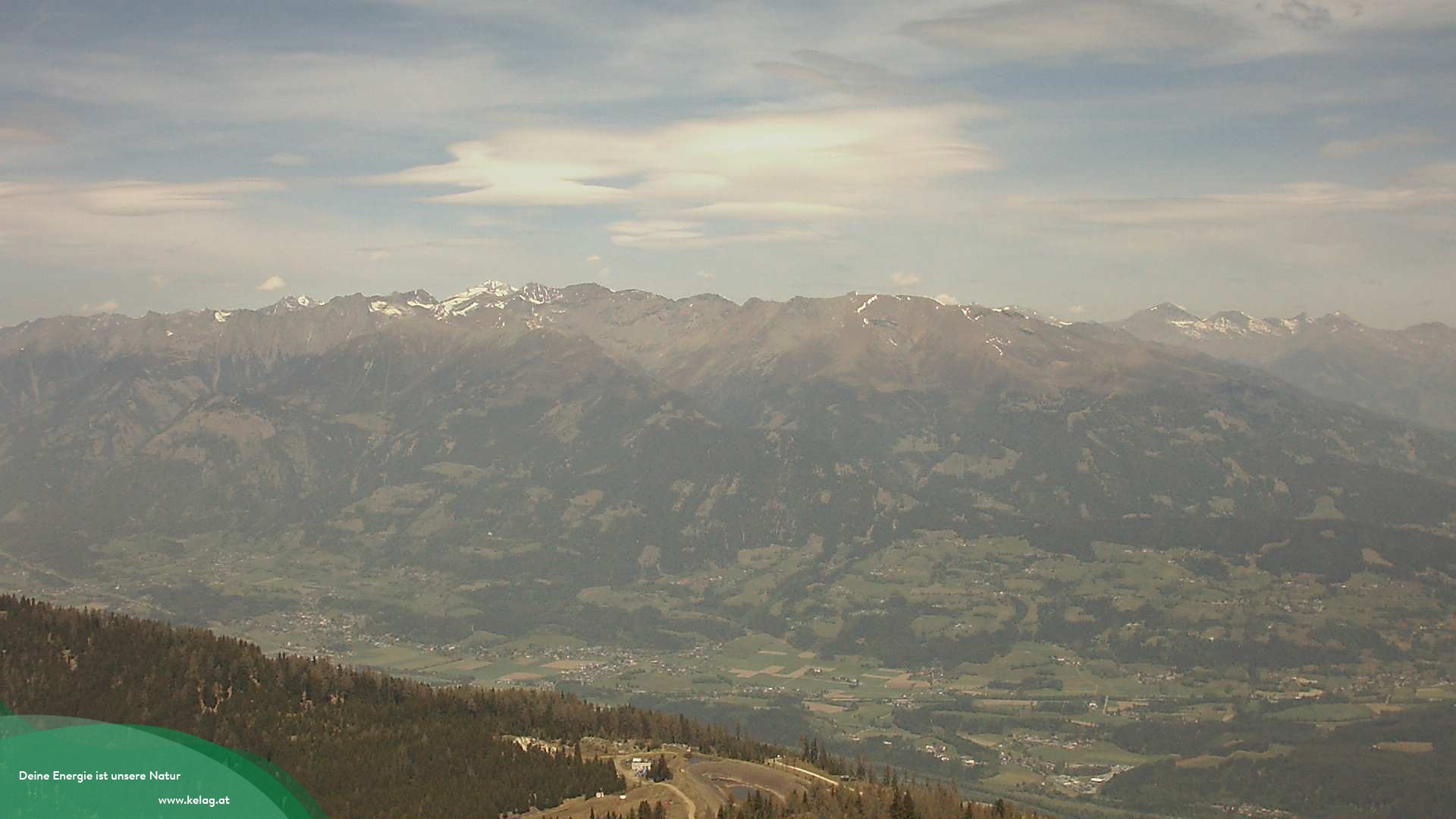 Archiv Foto Webcam Blick über das Mölltal