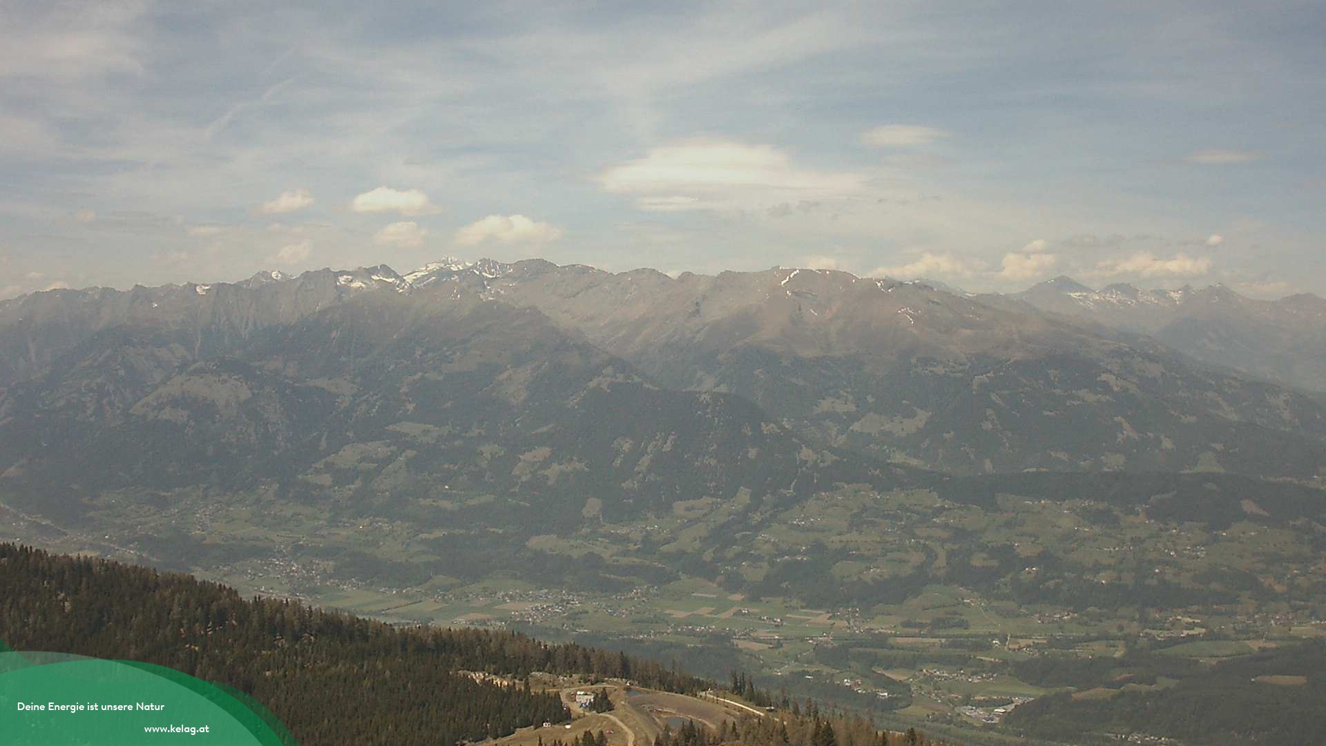 Archiv Foto Webcam Blick über das Mölltal