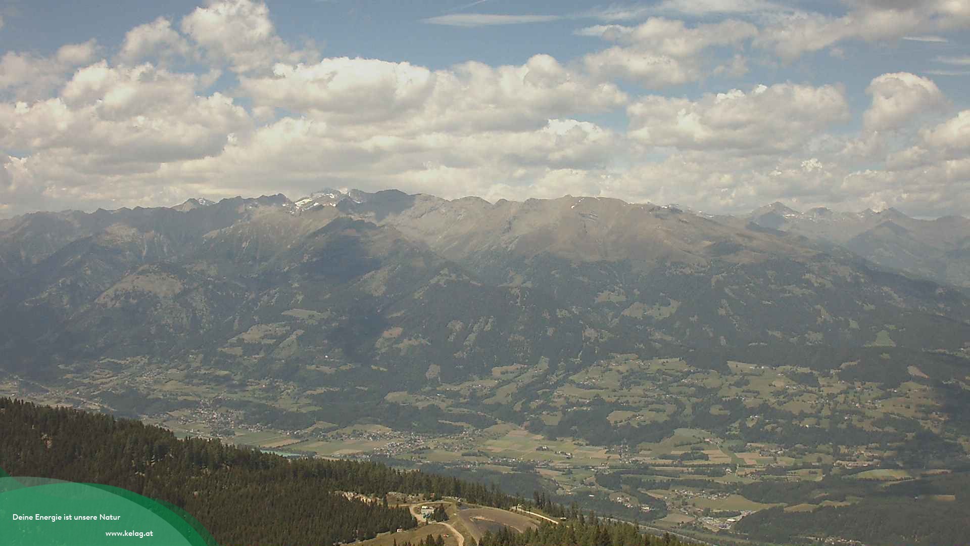 Archived image Webcam View over Mölltal valley