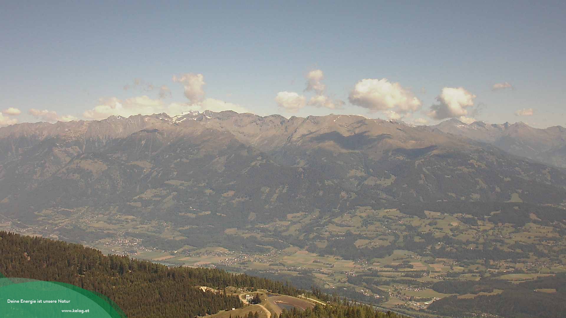 Archiv Foto Webcam Blick über das Mölltal