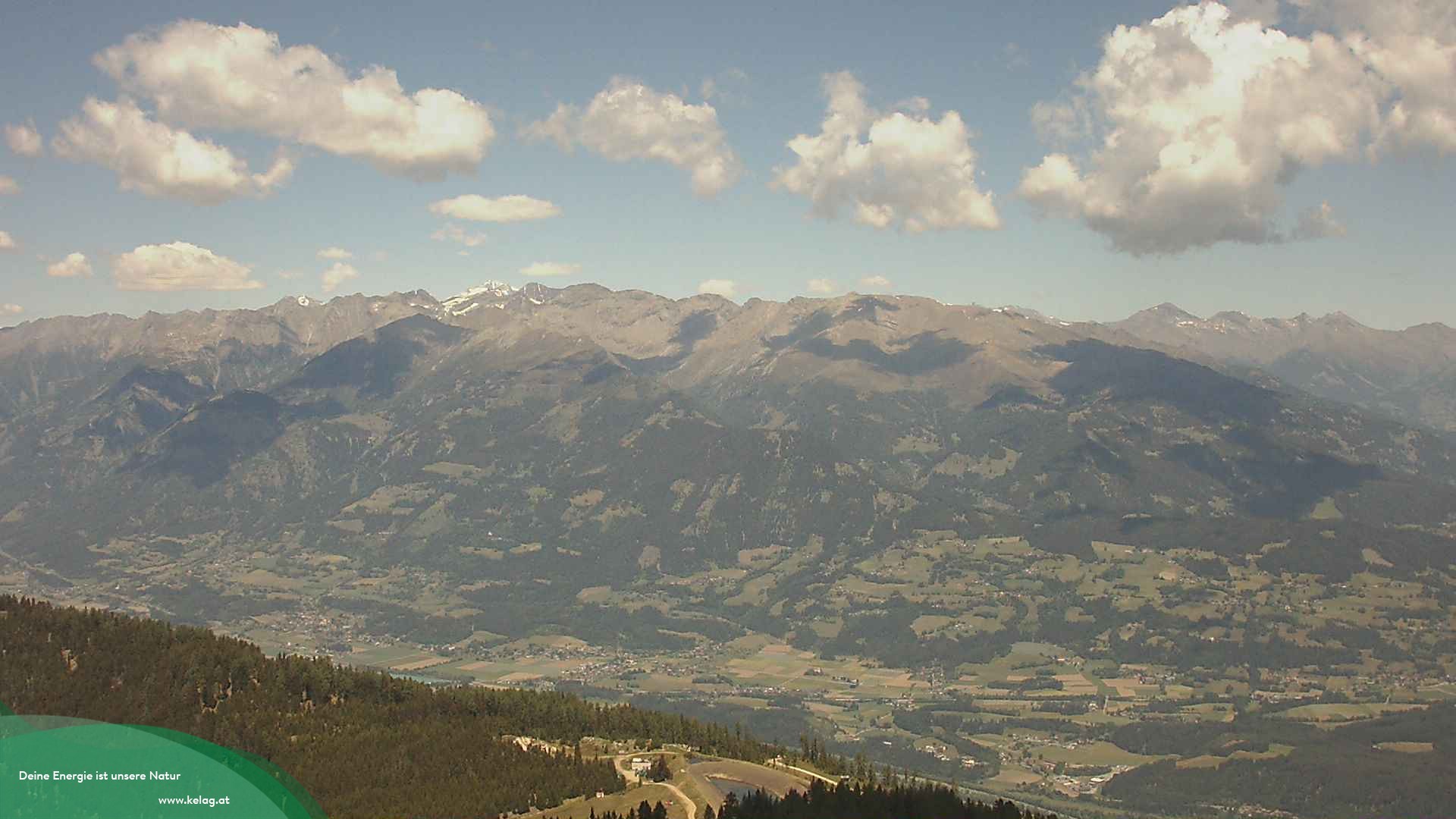 Archiv Foto Webcam Blick über das Mölltal