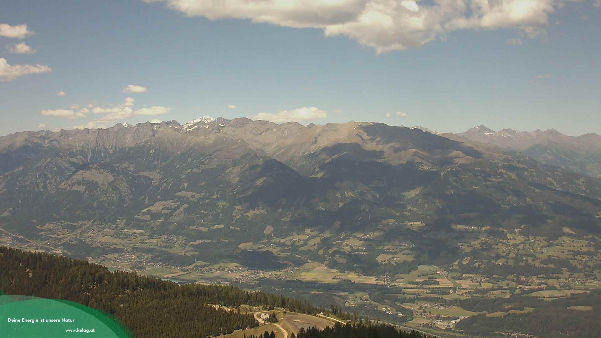 Archiv Foto Webcam Blick über das Mölltal