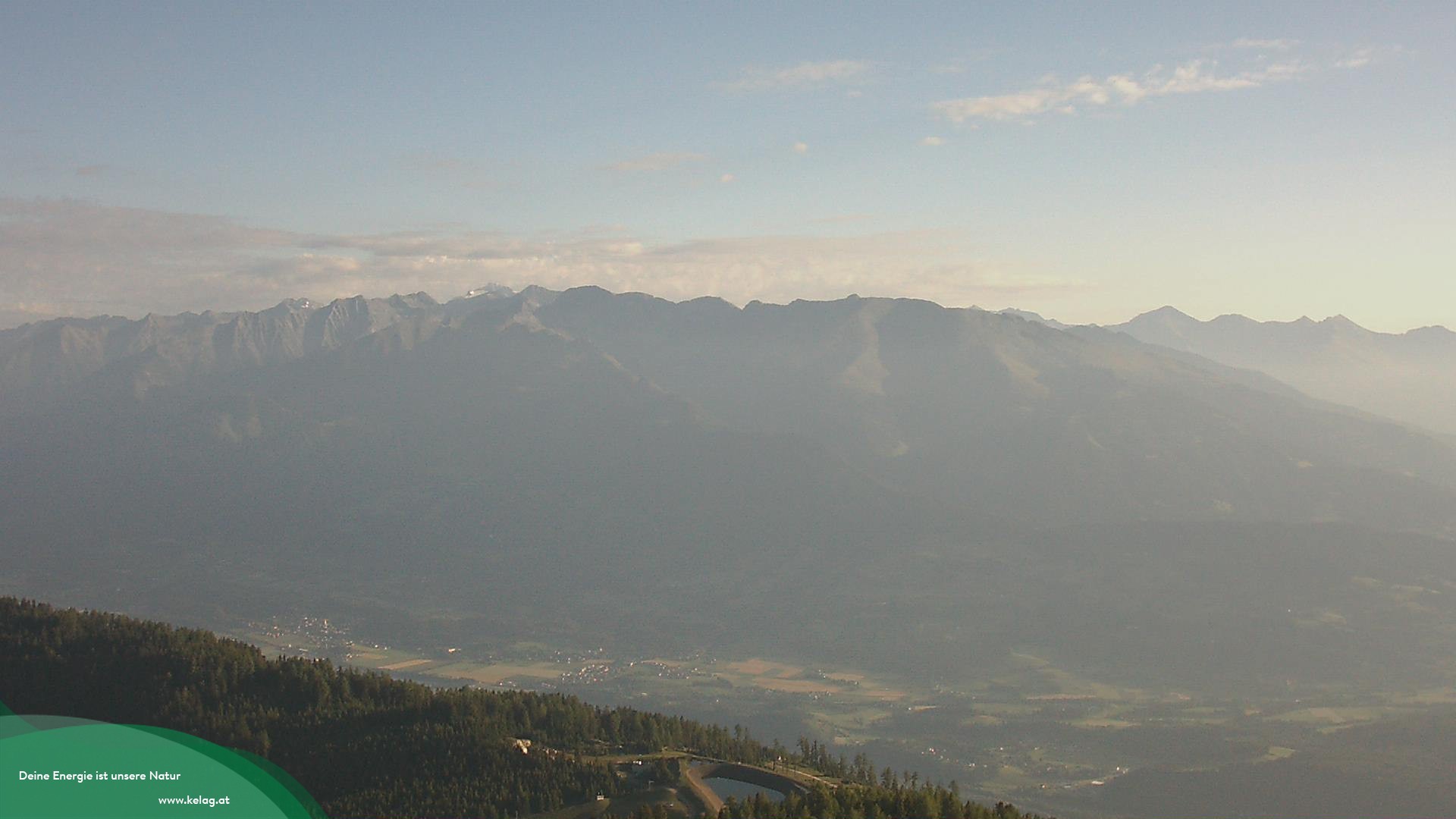 Archiv Foto Webcam Blick über das Mölltal