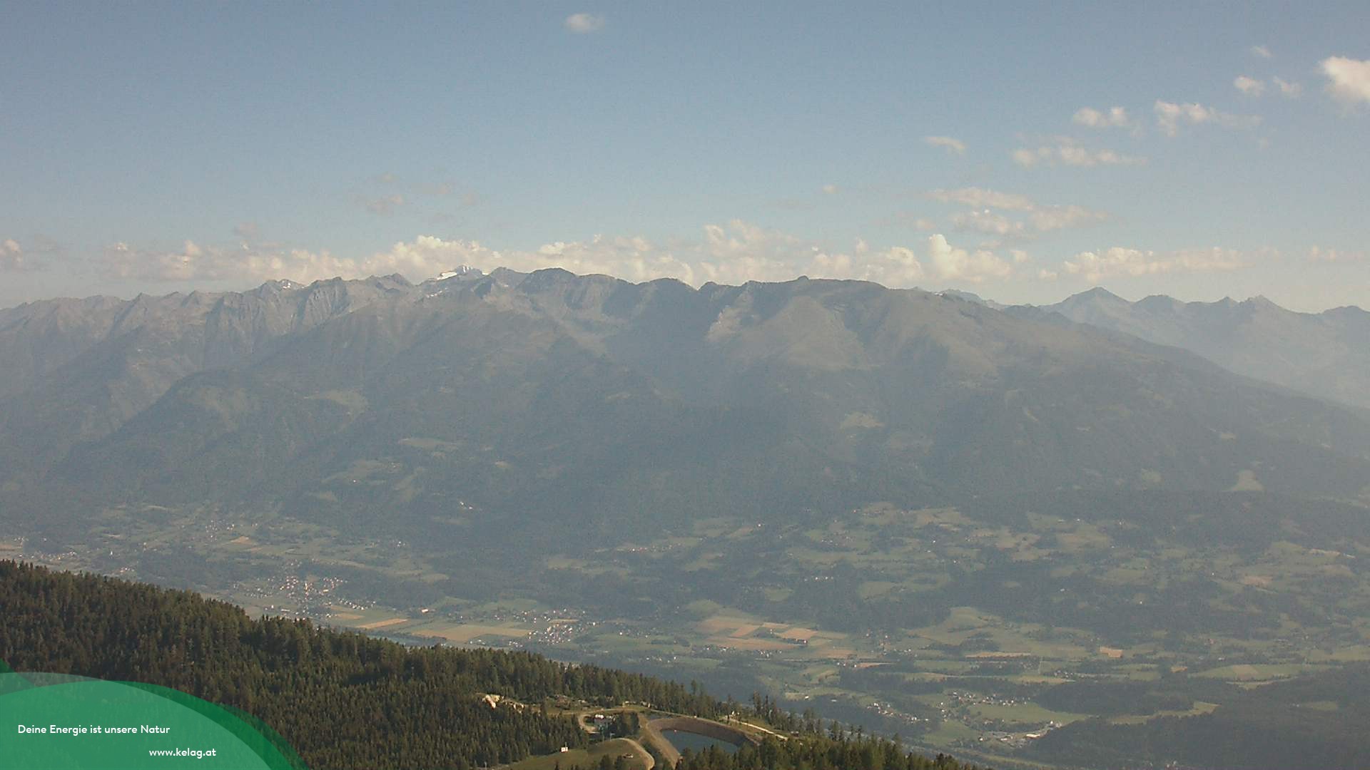 Archiv Foto Webcam Blick über das Mölltal