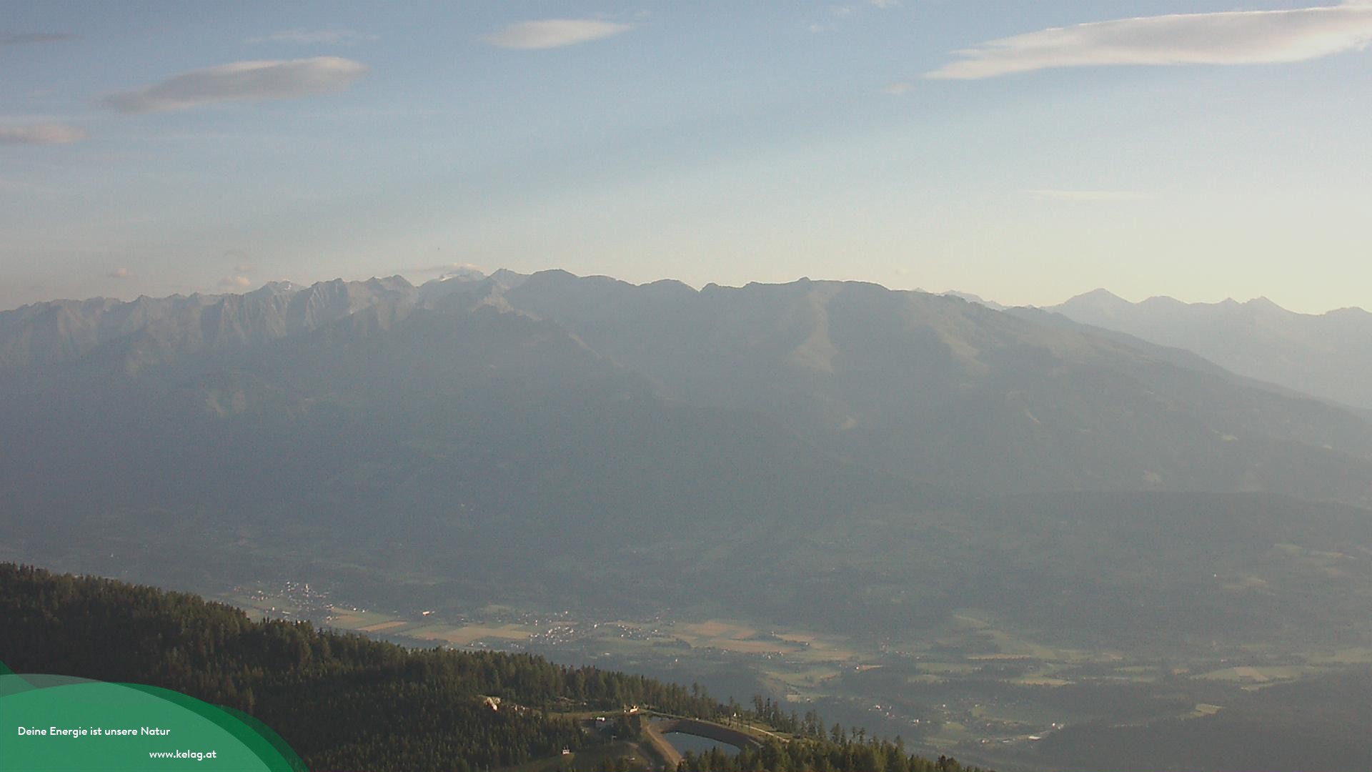 Archived image Webcam View over Mölltal valley