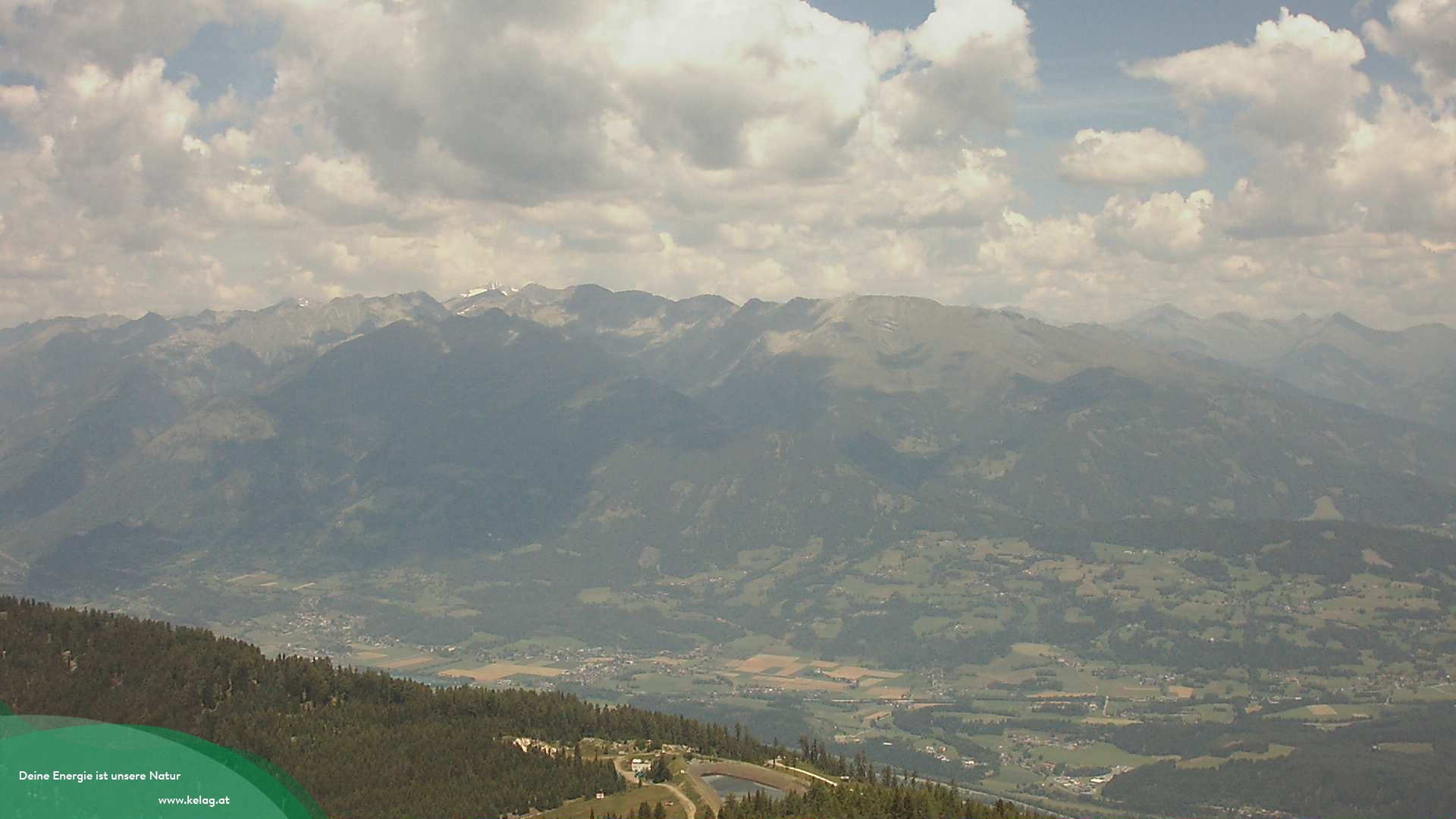 Archived image Webcam View over Mölltal valley